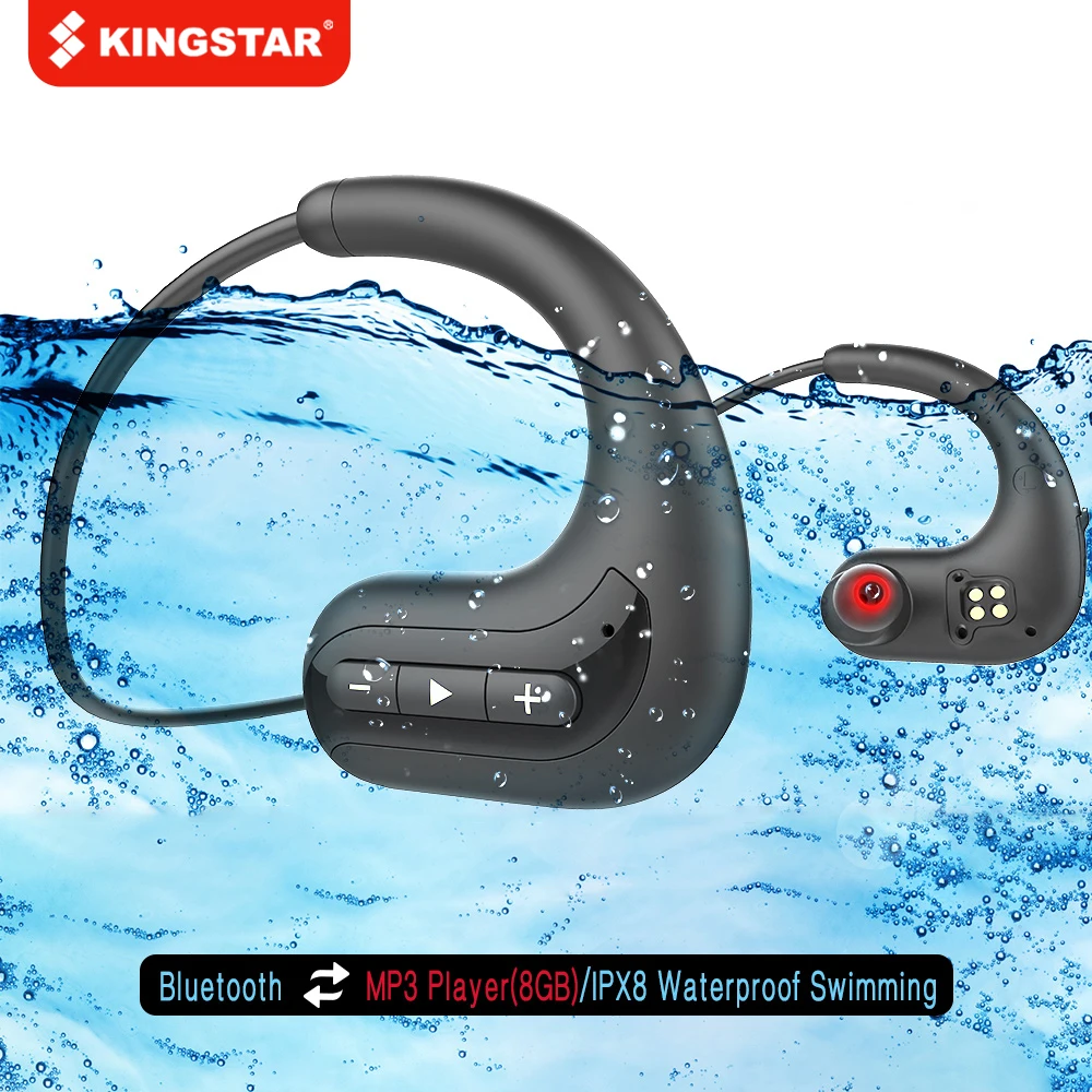 

Беспроводные Bluetooth-наушники KINGSTAR, 8 ГБ, IPX8
