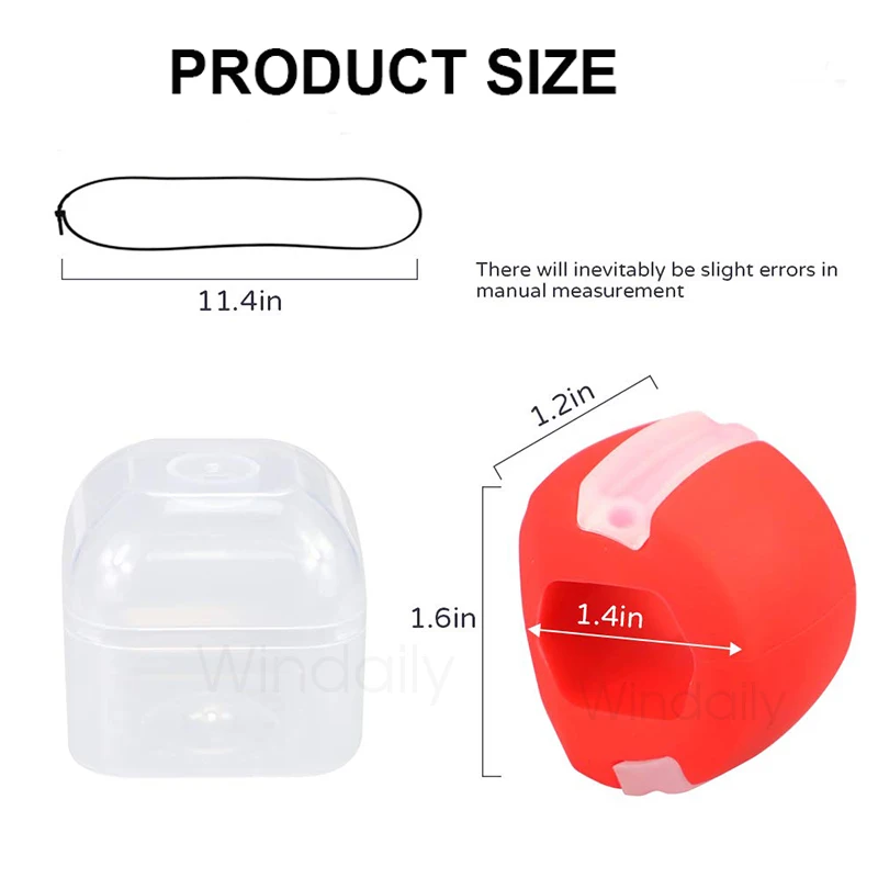 Тренажер для челюсти двойной редуктор подбородка тренажер шарик шеи