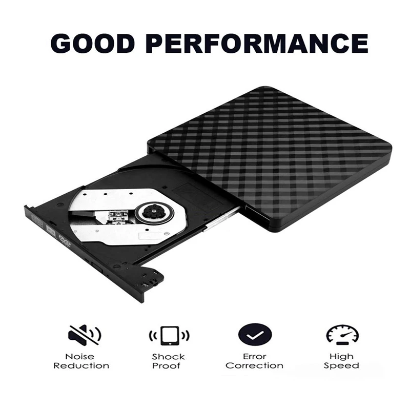 

External USB BluRay Drive Bluray BD CD DVD Player 3D USB 3.0 Type-C Burner For Laptop Desktop Mac OS Windows XP 7 8 10
