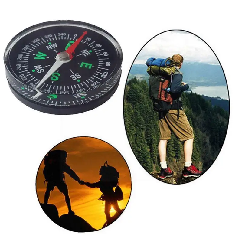 

Maiwei 40mm Mini Compass New Survival Pocket Liquid Filled Button Black Compass For Hiking Sale Hot Camping Supplies