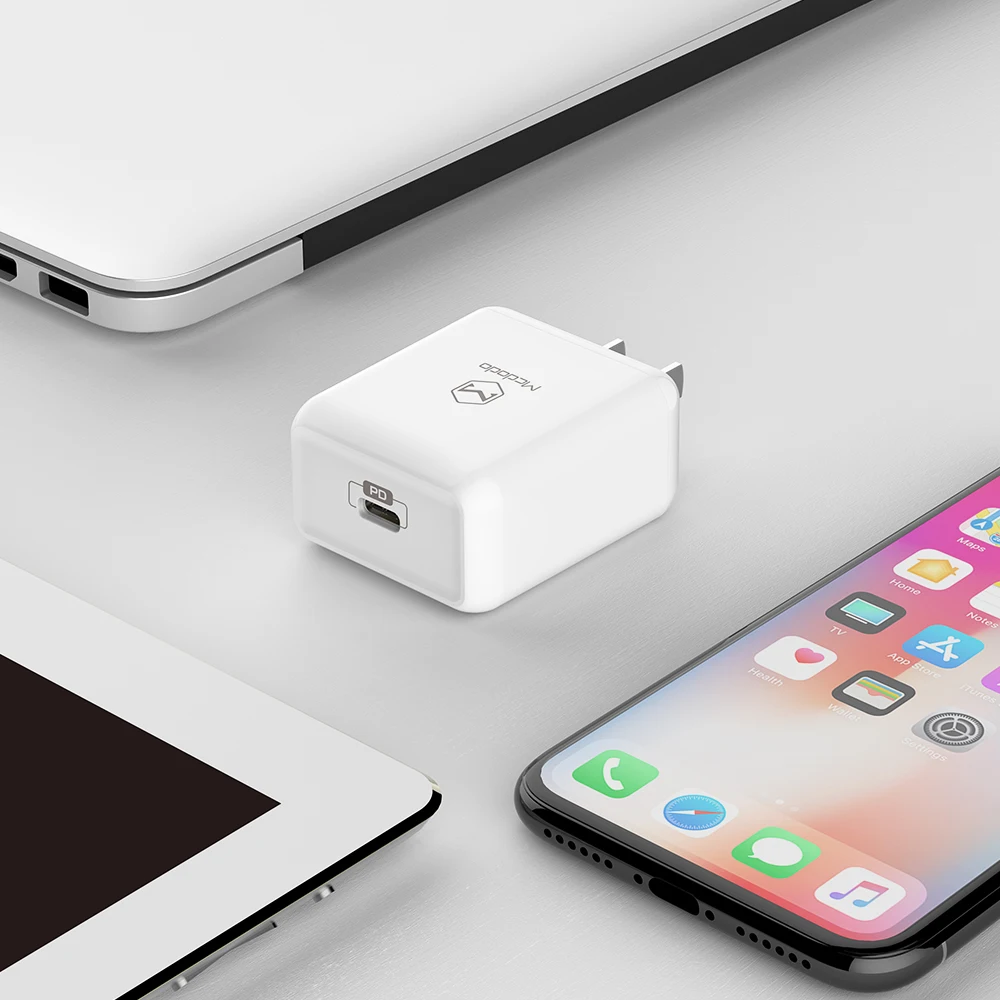 US White Mcdodo EU/US/UK usb type C PD 3,0 зарядное устройство 18 Вт Быстрая зарядка для MacBook iPhone 11 samsung Xiaomi huawei Quick Charge 4,0 адаптер - Тип штекера: US White