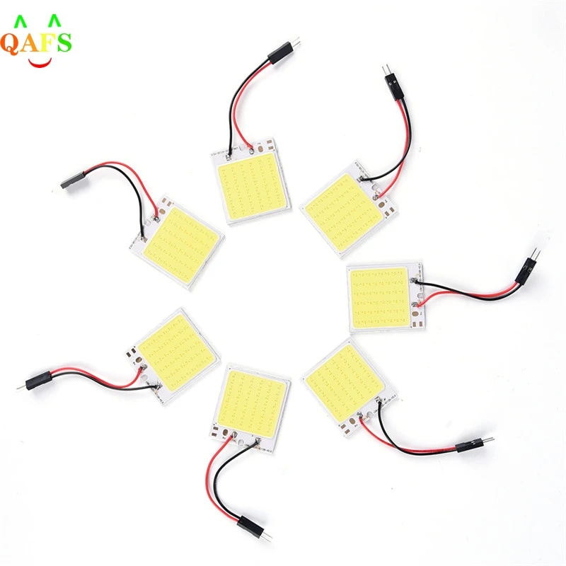 

48 SMD COB LED 4W 12V Light Car Interior Panel Lights Lamp Bulb+Parts 3.5 x 4cm