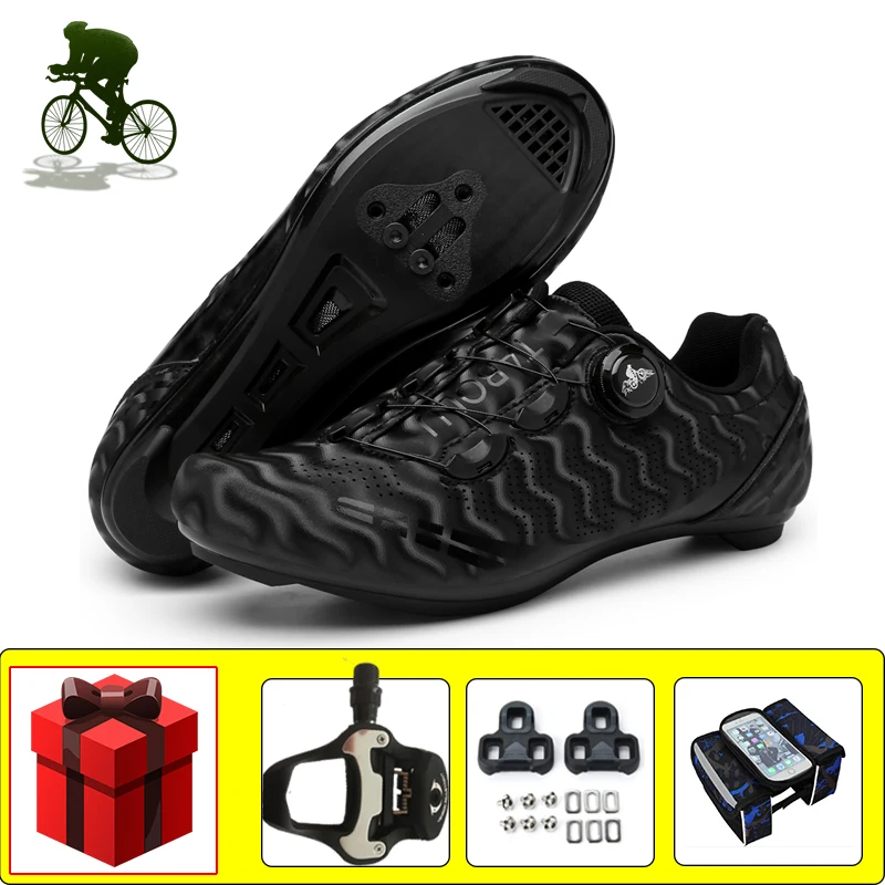 Professional Sapatilha Ciclismo Road Bike Sneakers Add Pedals Breathable Self-locking Cycling Shoes Wear-resistant Road Footwear