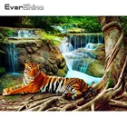 Алмазная мозаика с тигром, вышивка крестиком картинка с животными для вышивки со стразами Стразы