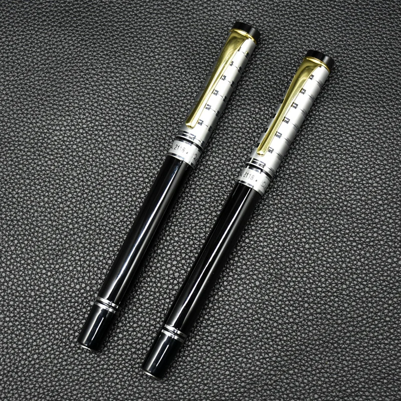 18 шт. новинка высокое качество простая полностью металлическая авторучка 0 5 мм