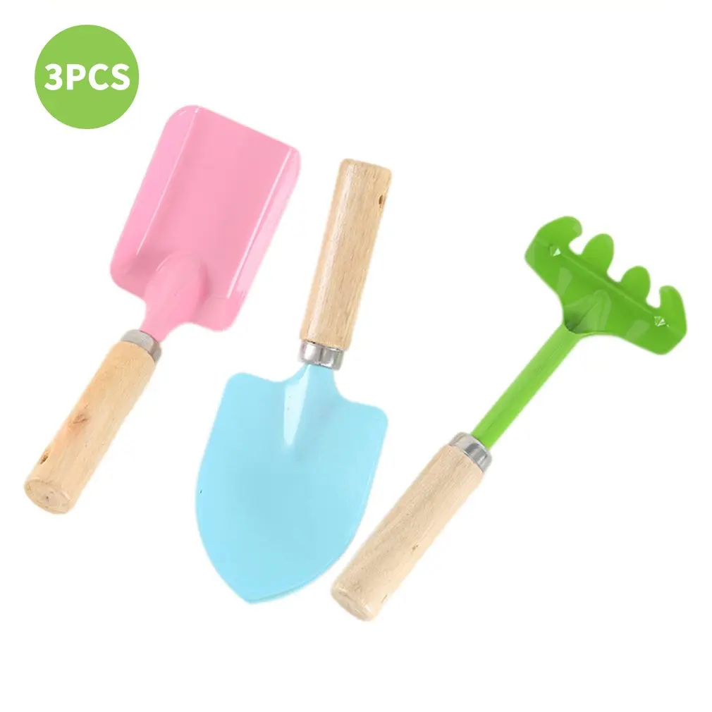 

3 шт., детский мини-Мастерок с деревянной ручкой