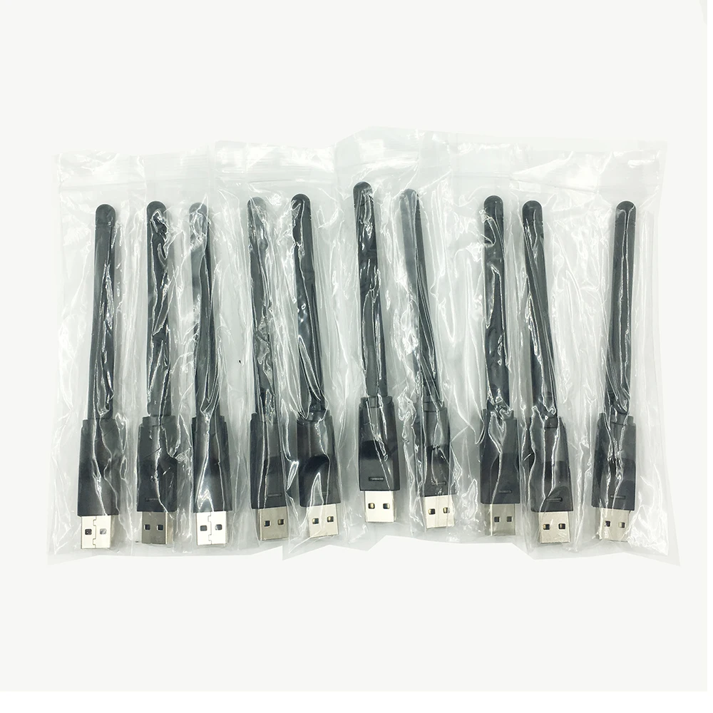 Новый [10 шт.] MT7601 WiFi адаптер 150 Мбит/с 2 4 ГГц 802 11/b/g/n USB2.0 вращающийся USB антенна 7601 |