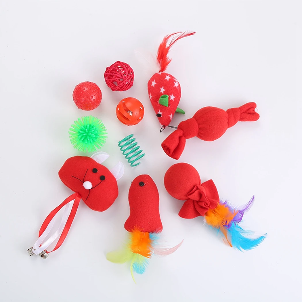 10 шт./компл. Фотографическая интерактивная игрушка в виде кошачьего мяча|Игрушки