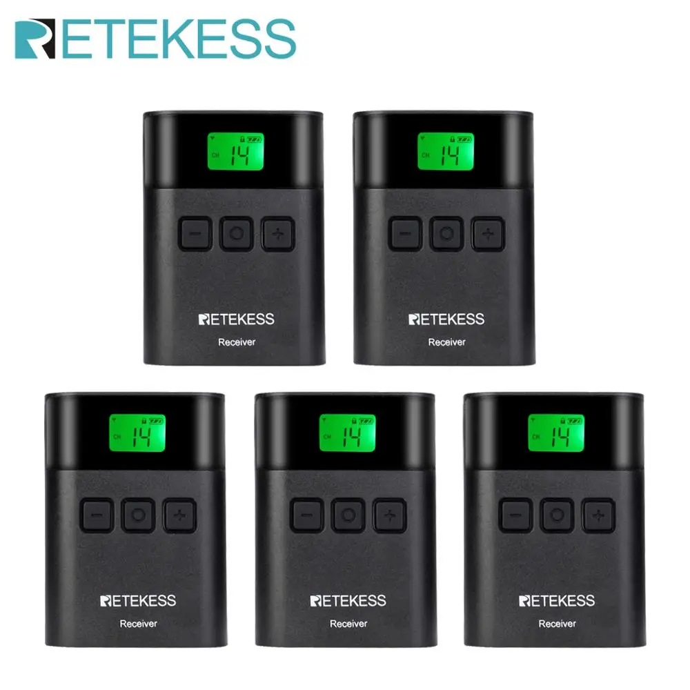 RETEKESS TT122 система гида 5 шт. беспроводной приемник для церковного перевода