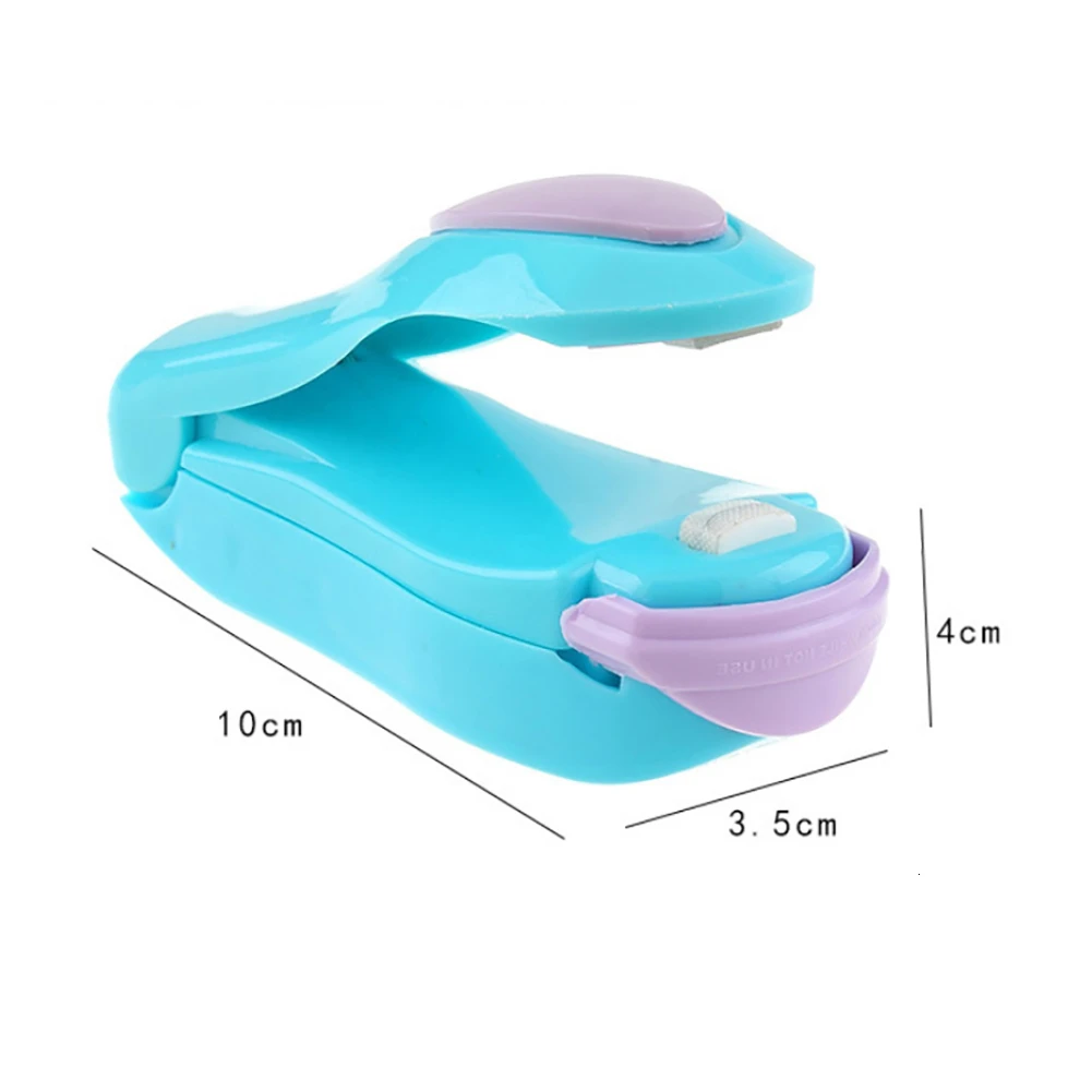 2 шт. портативный пластиковый мешок Зажимы Ручной мини электрический тепла