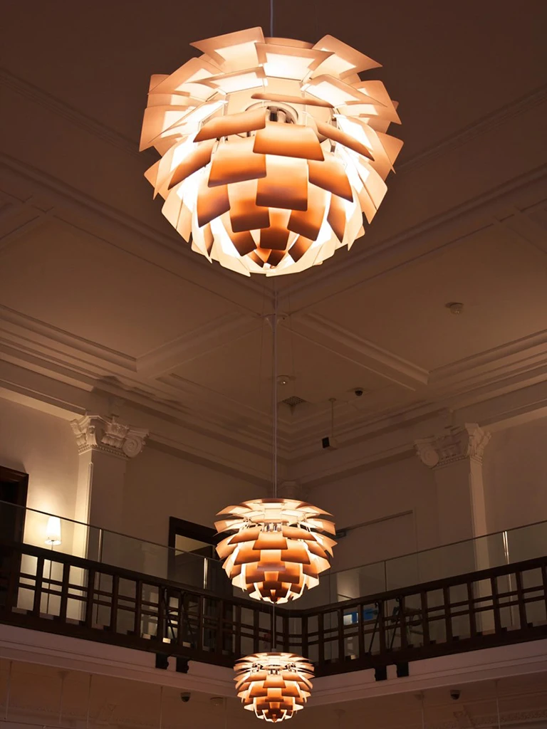 Дания PH сосна телефон скандинавский гостиная столовая спальня люстра