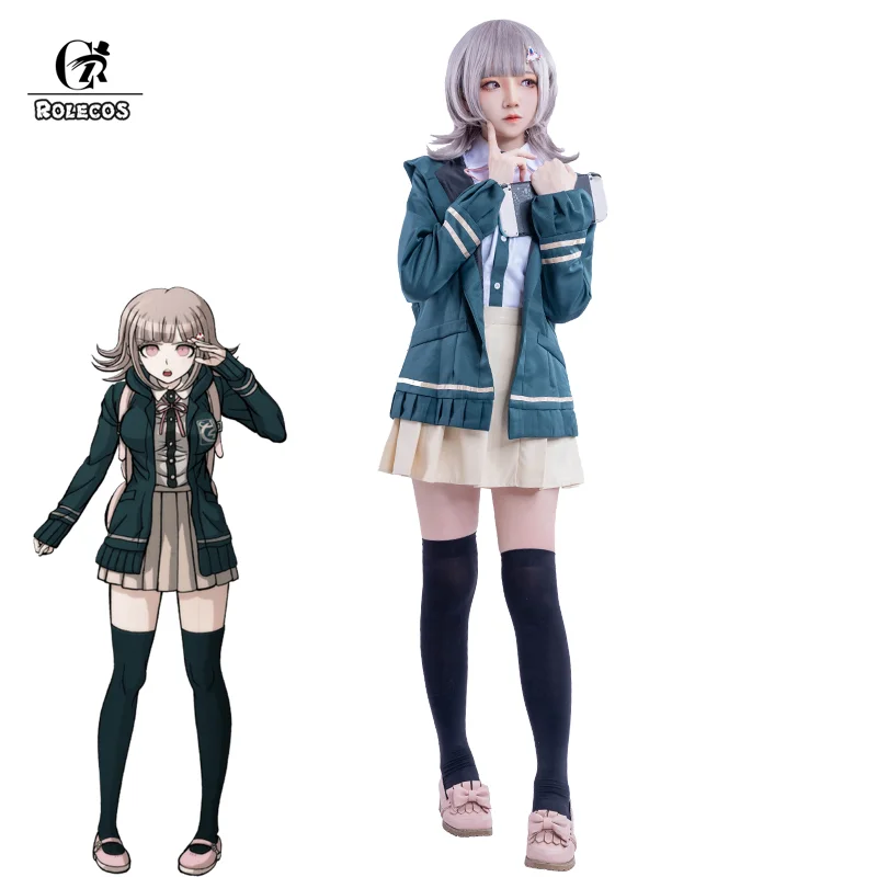 Женский костюм для косплея ROLECOS Danganronpa косплей-костюм из аниме данганронпа Нанами