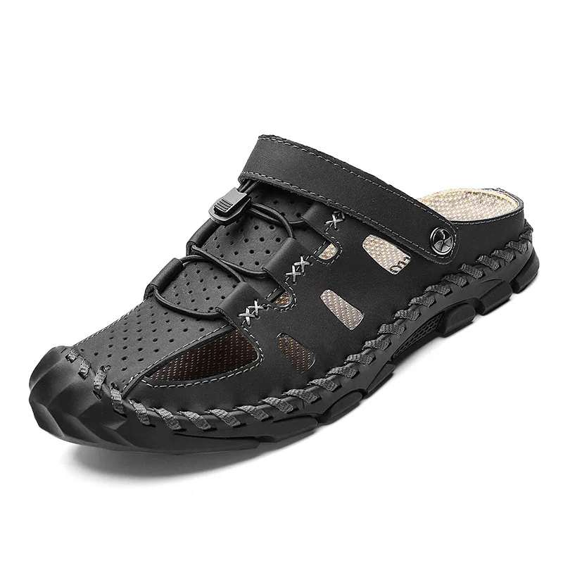 

Summer Men's Sands 2021 New Fashion Breathable Beach Shoes Non-Slip Sandals Fashion Slippers plus Size