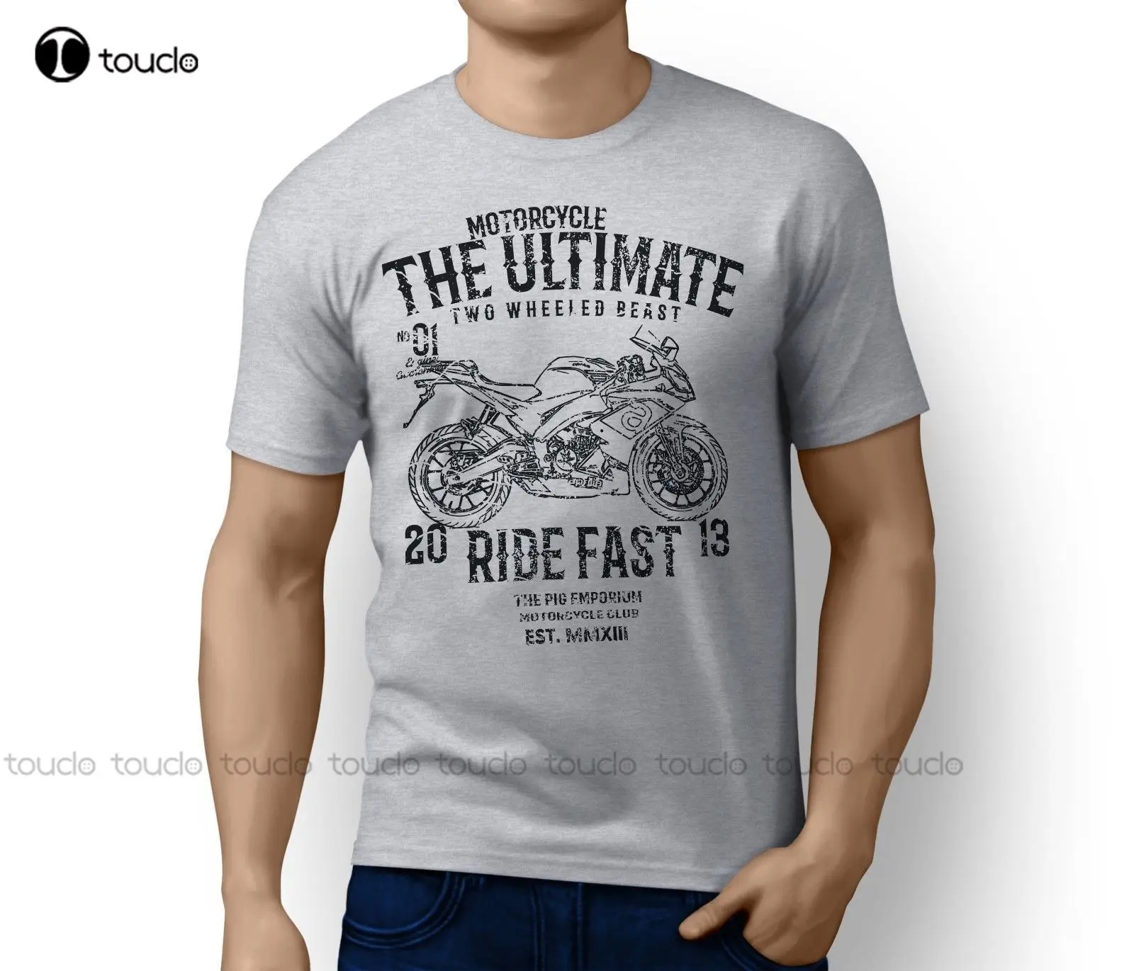 

Newest Letter Print Hip Hop Novelty T Shirts Men'S Brand Clothing Ultimate Italian Motorbike Rs125 2017 Inspired Motorcycle