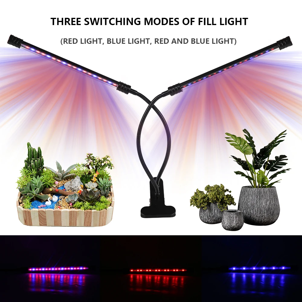 Фитолампа светодиодный светильник полного спектра для выращивания растений 5 В 18