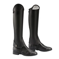 microfiber bionic leather half chaps for adult and child horse riding half chaps women and man