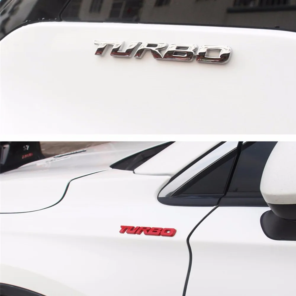 DSYCAR 1 шт. 3D металлический турбо автомобильный стикер эмблема значок для Jeep BMW Ford