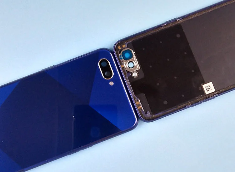 Чехол для аккумулятора Oppo A5/A3s чехол телефона со средней рамкой задняя крышка +