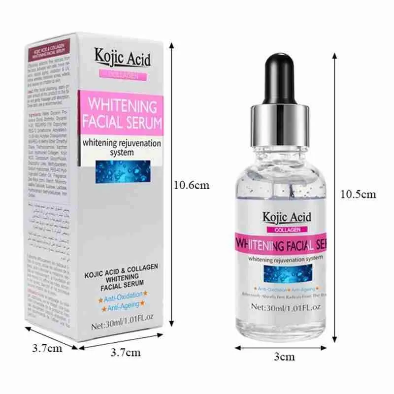 

30ml Shrink Pores Tightens Refining Moisturizing Essence Serum Hydrating Lighten Freckle Face Brightening Face Skin Care