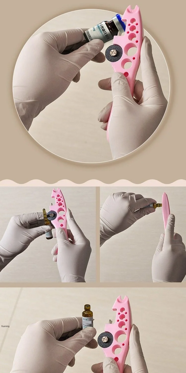 Grinding Wheel an Pou Ping Bottle Opener Small Simplicity Tool Medical Use Injection Ampoule Plastic Nurses' Assistant | Дом и сад