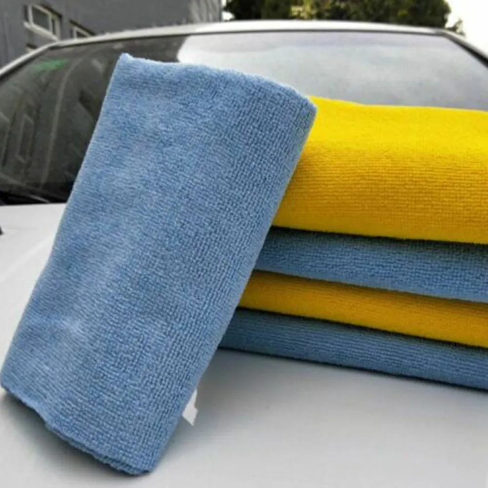 

1pcs 40x40cm Car Cleaning Cloth Clean Towel Microfiber Car Cleaning Cloth No-Scratch Detailing Washing Rags Auto Care Towels