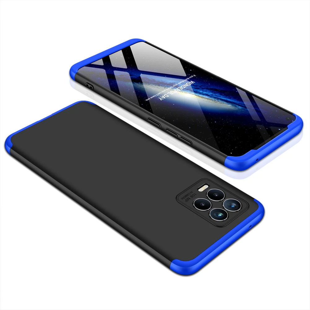 

For OPPO Realme 8 Pro Case Hard Hybrid PC 360 Full Body Protective Back Cover for OPPO Realme8 Pro Phone Case Fundas Coque