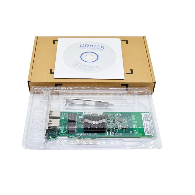 Гигабитный серверный адаптер с двумя портами PCI-EX4 1 Гбит/с Intel 82576EB E1G42ET/EF E1G44ET |
