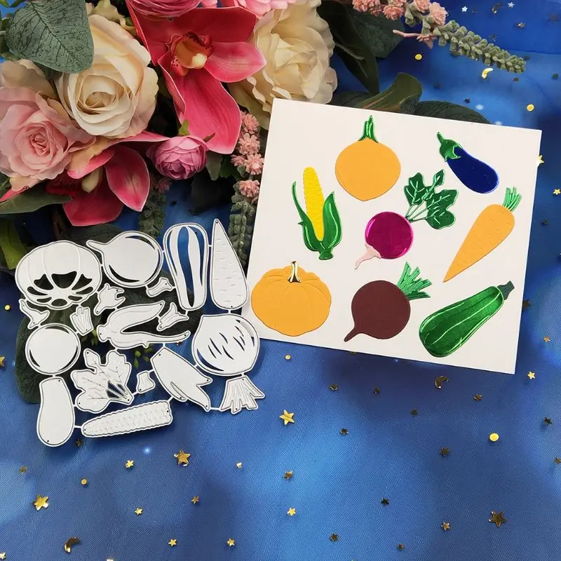 Овощи металла резки штампы Трафаретный Скрапбукинг DIY штамп для альбомов бумаги
