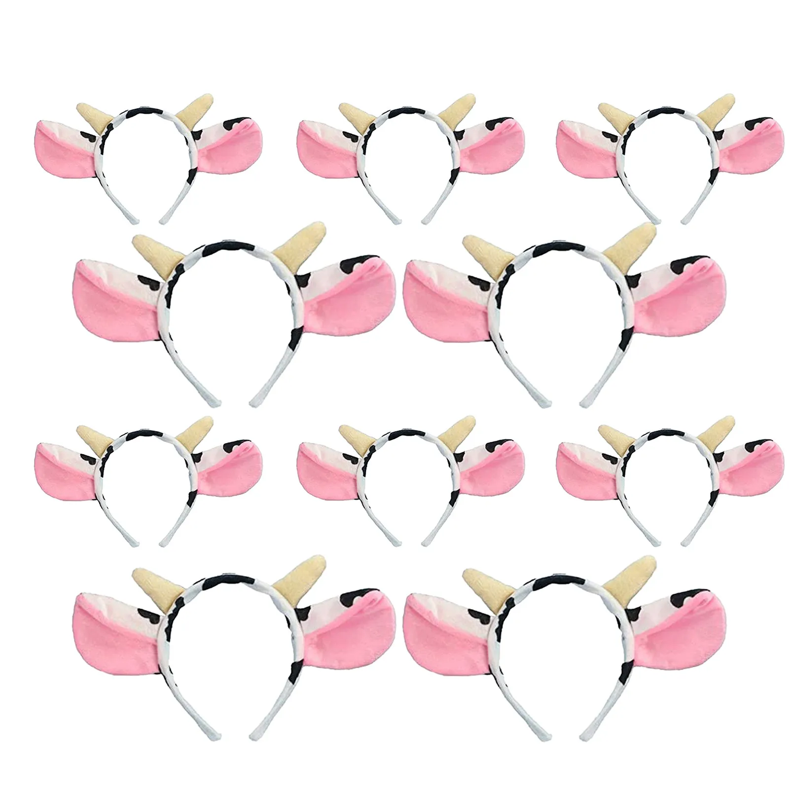 Kawaii Cartoon headband Kids Baby Children Girls Boys Cosplay Animal Cow Hair Clasp Headwear Party New Accessories 2021 | Детская одежда
