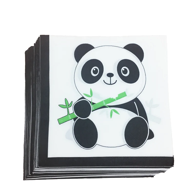 20 шт./пакет стильная футболка с изображением персонажей видеоигр Китайский панда