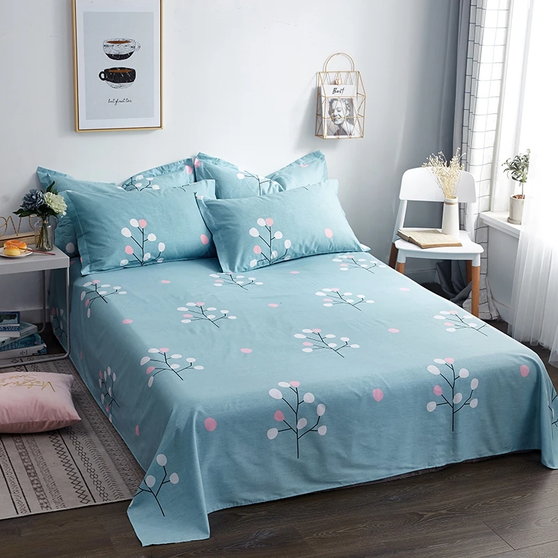 Модные Простые стильные синие постельные принадлежности с принтом для дома