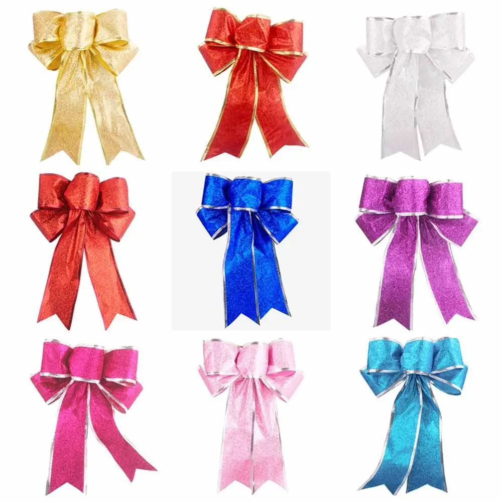 

Искусственные банты, украшения для рождественской елки, 1 шт., 2021, домашний декор для вечерние, 2022, новогодний декоративный кулон, 2025 см, Новин...