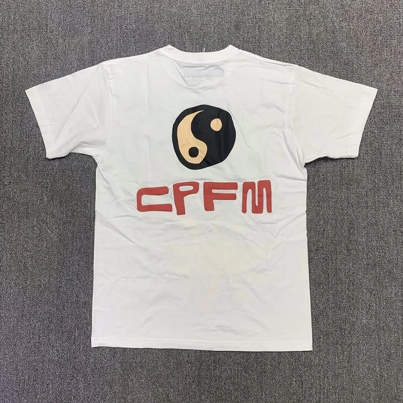 Футболки 21SS Tai chi с принтом CPFM.XYZ 100% хлопок европейские размеры футболки CPFM techwear