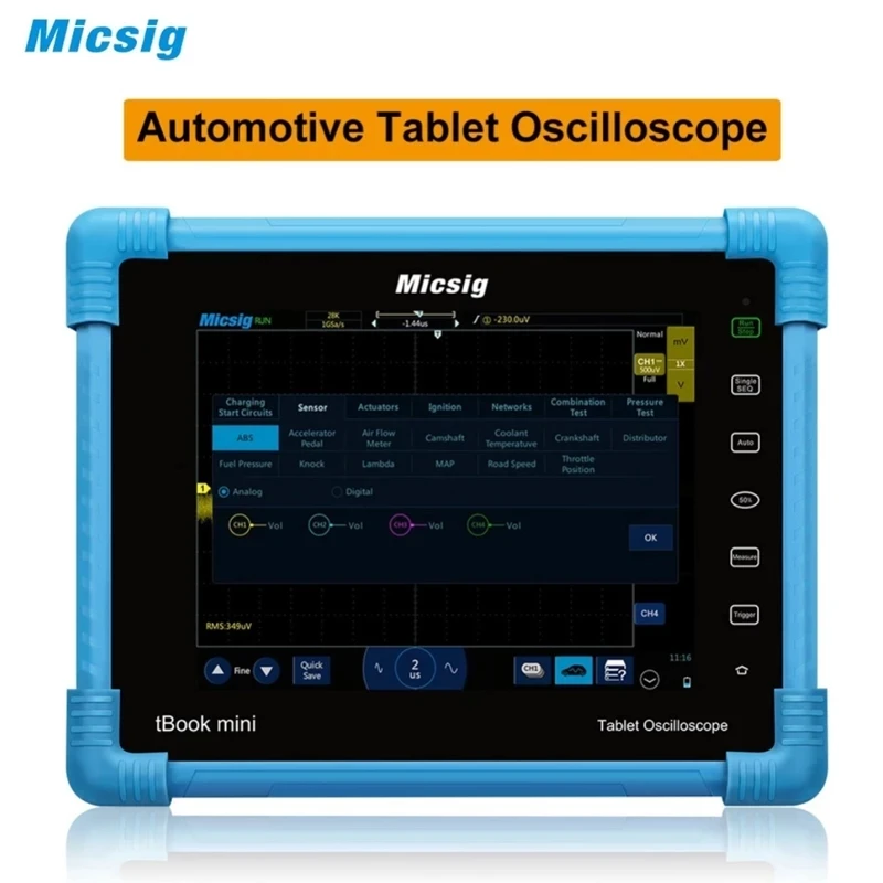 Портативный осциллограф зажигания диагональю 2021 дюйма и частотой 100 МГц - купить