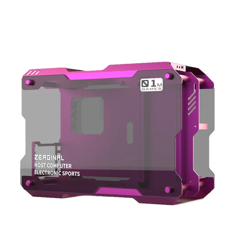 ZEAGINAL ZC 01M MATX чехол ITX PC геймера винограда горшок для водяного охлаждения DIY Петля