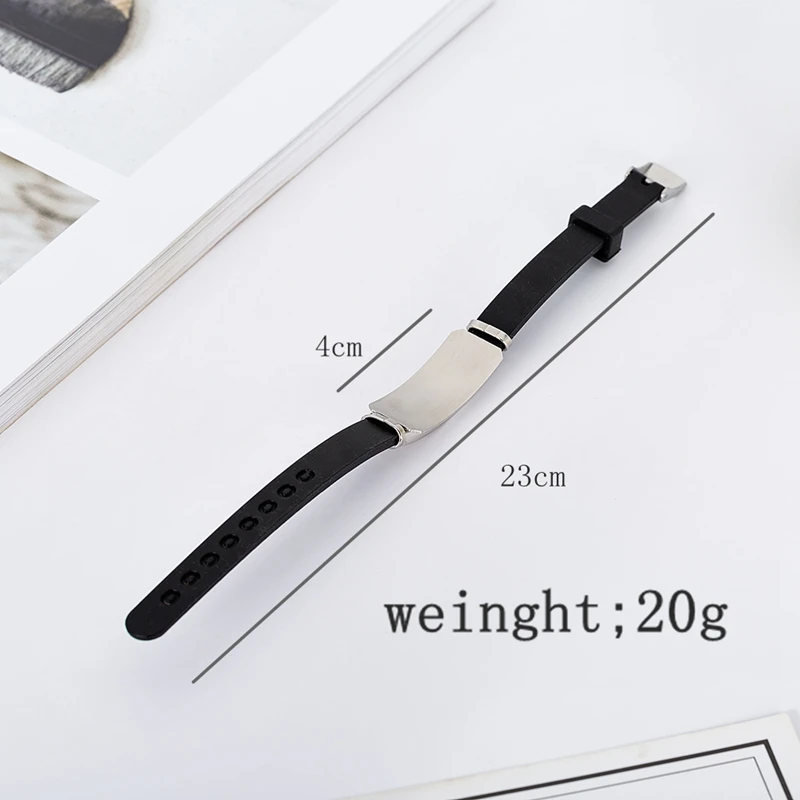 

To My Son Inspirational Bracelet Men Wristband Stainless Steel Silicone Bracelets For Boys Love Gifts From Mom Dad