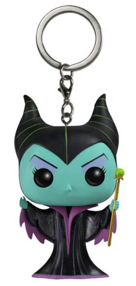 FUNKO POP bolsillo mal&eacute;fica llavero vinilo figuras de acci&oacute;n colecci&oacute;n modelo juguetes para ni&ntilde;os regalo de Navidad-0