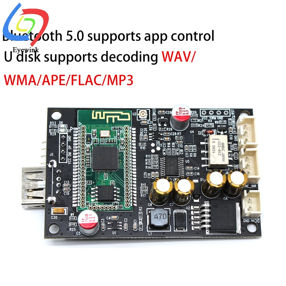 Плата декодирования JC-SD2825 дисков Bluetooth/U Bluetooth 5 0 поддерживает воспроизведение