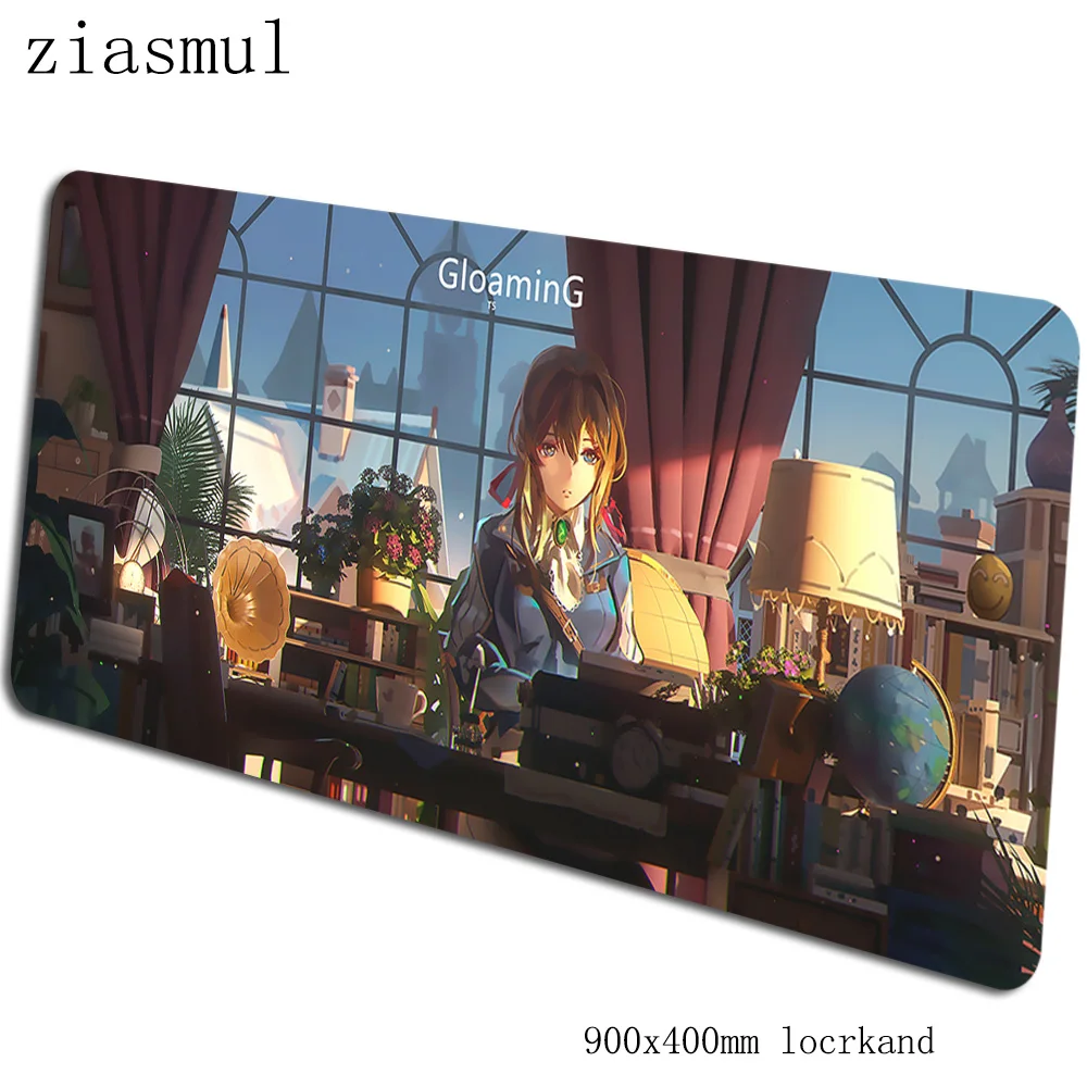 Violet evergarden коврик для мыши 90x40 см, коврики для мыши, аниме, лучший игровой коврик для мыши, геймер, толстые персонализированные коврики для мыши, клавиатура, ПК, коврик - Цвет: pattern 11