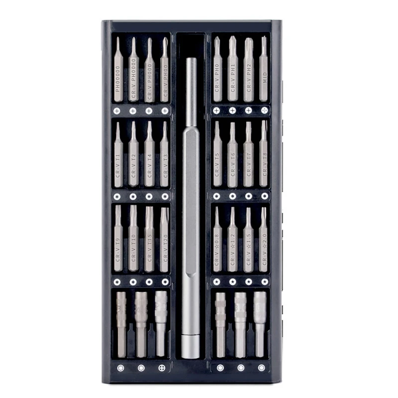 

Precision Screwdriver Set Screw Driver 63 in 1 Torx Bit Set Magnetic Bits Holder Handle Phone Repair Kit Hand Tools