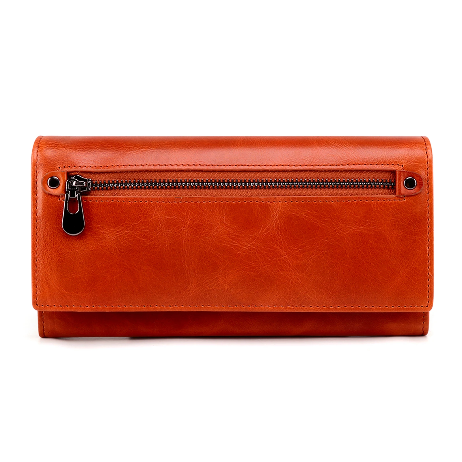 

Men's And Women's Leather Card Package Fashion Multi-card Slot Rfid Long Wallet Multi-function Mobile Phone Clutch