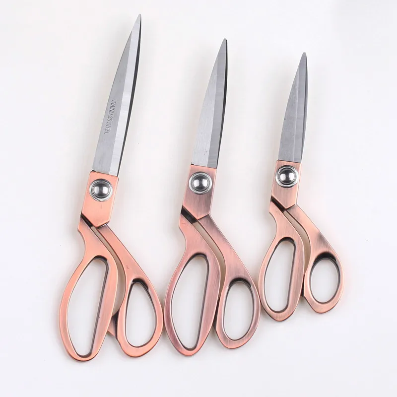 Бронзовые ремесленные ножницы винтажные из нержавеющей стали швейные для резки