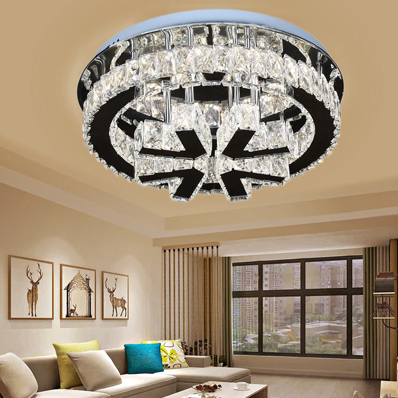 

Хрустальный потолочный светильник s, романтическая спальня, современная лампа, потолочный светильник для гостиной, Led Plafonnier, домашний декор,...