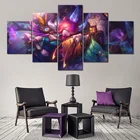 Картина на холсте Лига Легенд, игровая фигурка LOL, ракан иая, постер, очаровательный мятежник, Настенная картина, домашний декор, подарок