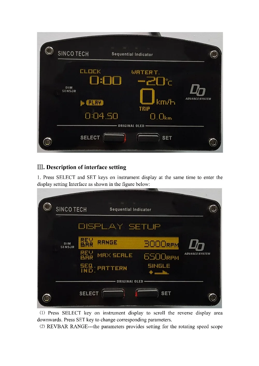 CNSPEED 10 в 1 Стиль Авто спортивный цифровой измеритель OLED цифровой тахометр полный сенсор комплект Электрический автомобильный измеритель YC101196