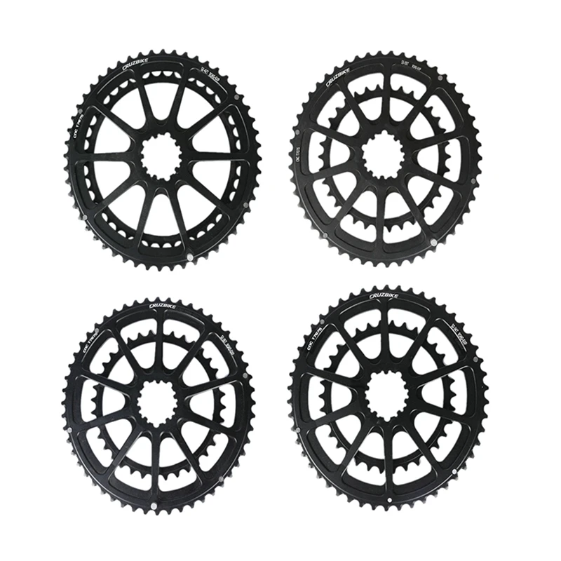 CRUZBIKE Road Bike Crankset Double Crankset Integrated Double Disc Compatible For SRAM GXP