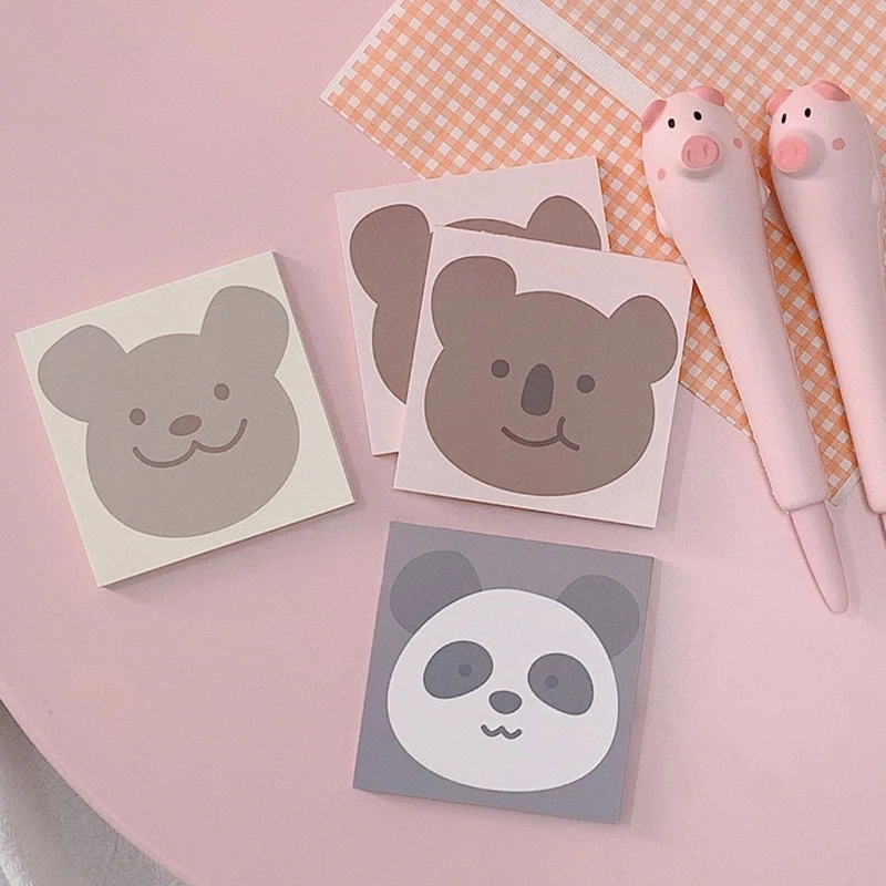 50 листов Kawaii панда, коала блокнот ежедневный DIY клейкий блокнот для заметок Escolar Papelaria школьные принадлежности милые канцелярские принадлежности