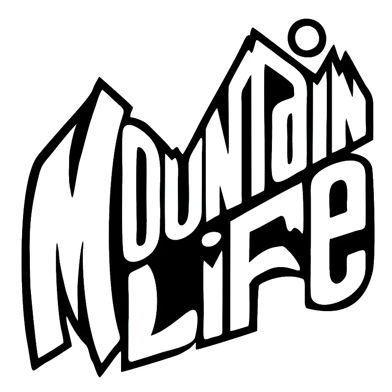 

13*12.8cm Fashion Personality Creativity Classic Attractive Mountain life Car Styling Car Sticker