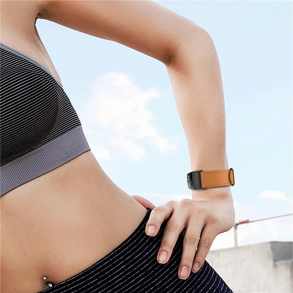 Мужские часы женский браслет для Fitbit Charge 4 frontier/модный спортивный ремешок на