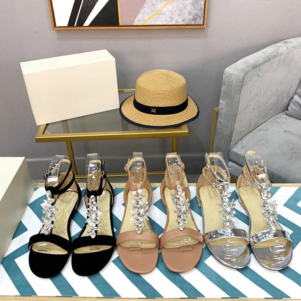 Модные женские сандалии 2020 роскошные пляжные на платформе женская обувь легкая